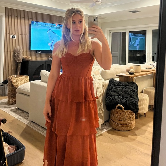 Azazie Auburn Formal Dress - Picture 6 of 7